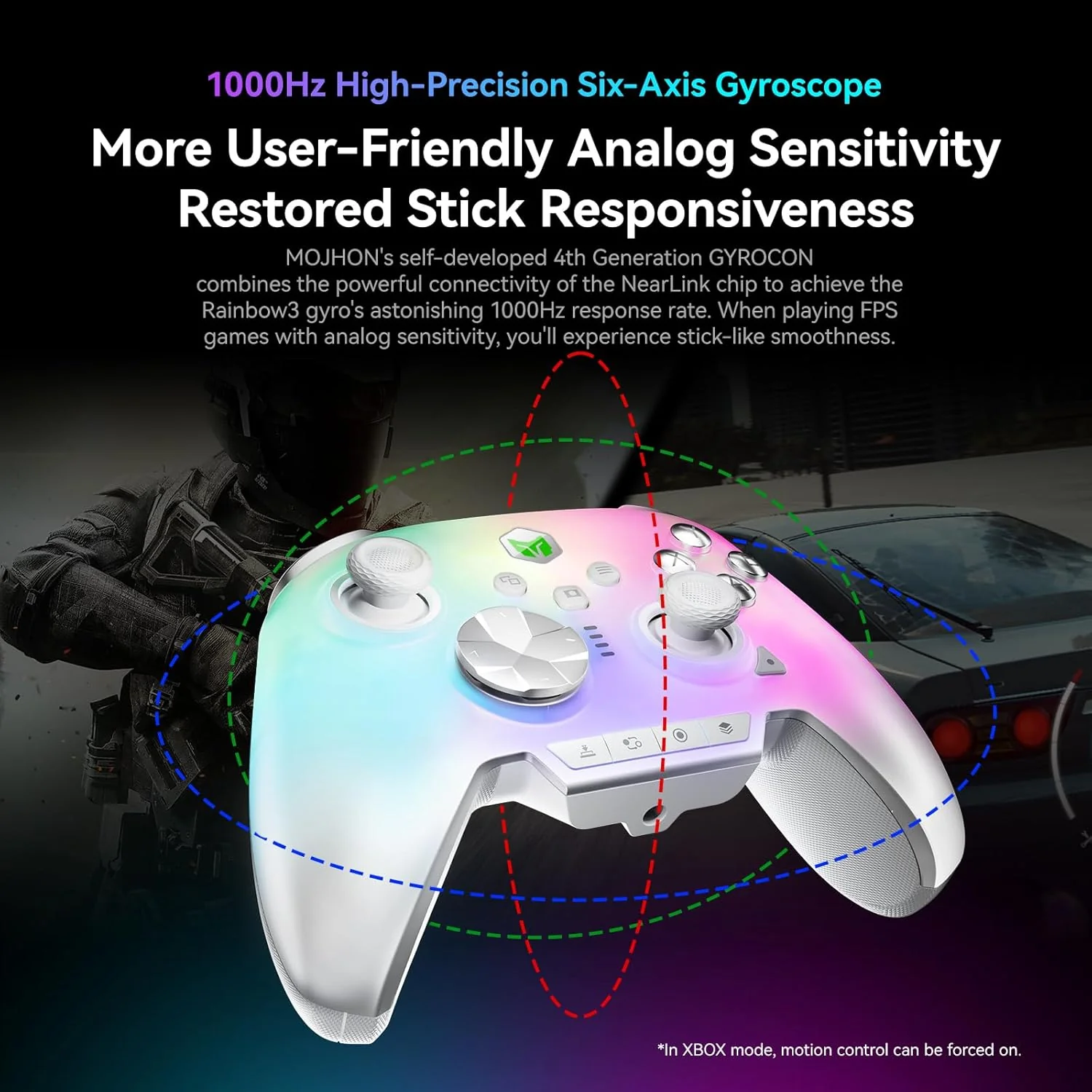 Bigbig Won Rainbow 3 Wireless Gaming Controller for Win 10&11 / Switch / Switch 2 / Android / iOS - Image 10