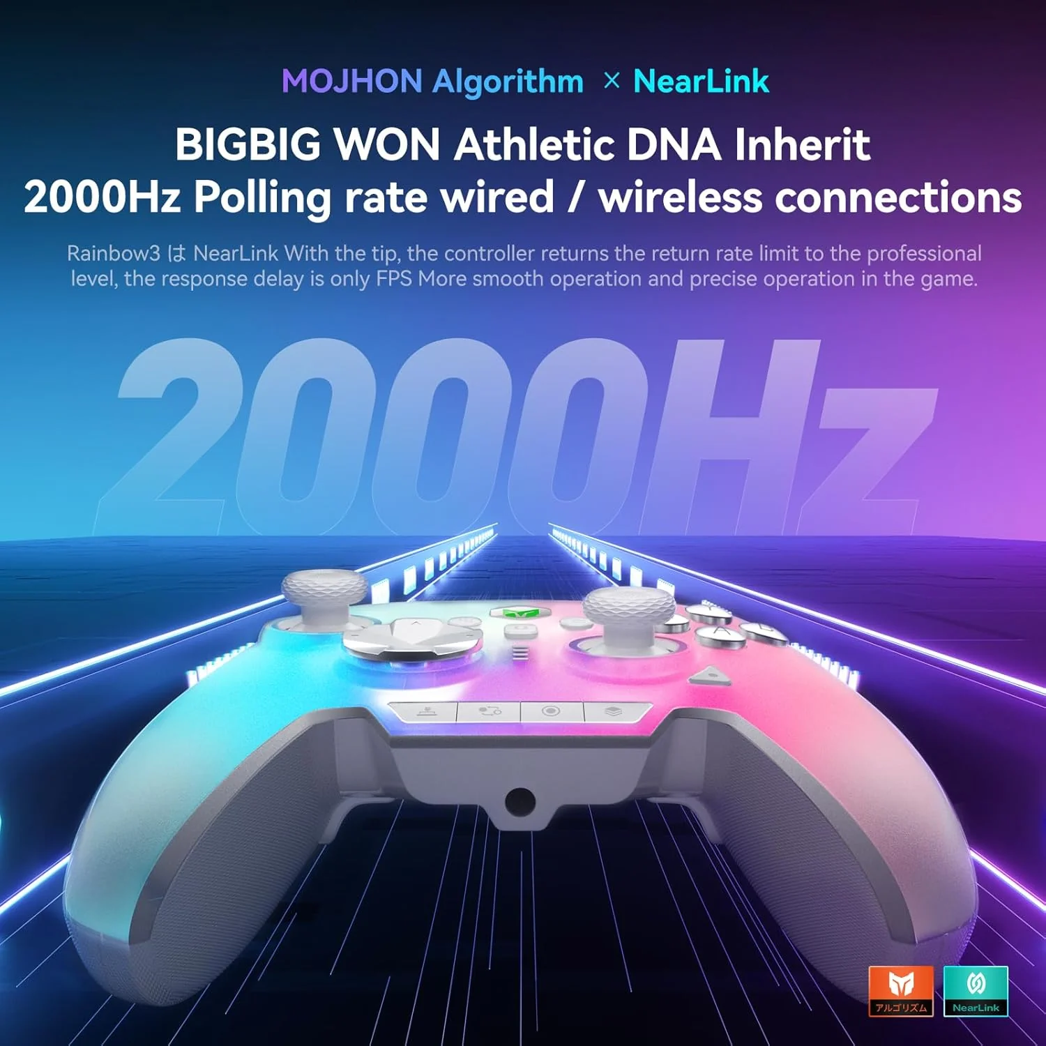 Bigbig Won Rainbow 3 Wireless Gaming Controller for Win 10&11 / Switch / Switch 2 / Android / iOS - Image 5