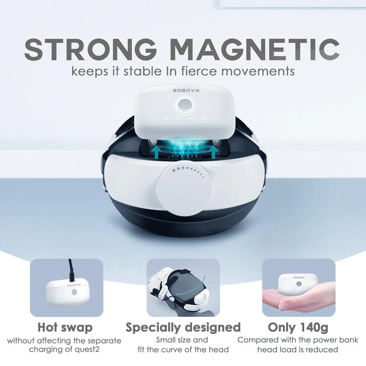 BOBOVR Battery Pack for Charging B2 Battery Pack (BD1) - Image 2