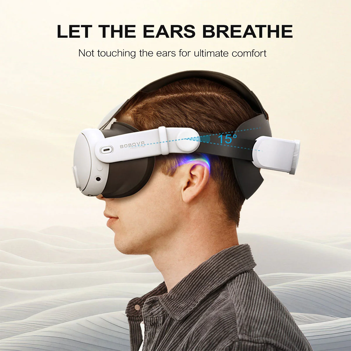 BoboVR M3 Mini Head Strap Compatible with Meta Quest 3 (M3 Mini) - Image 2