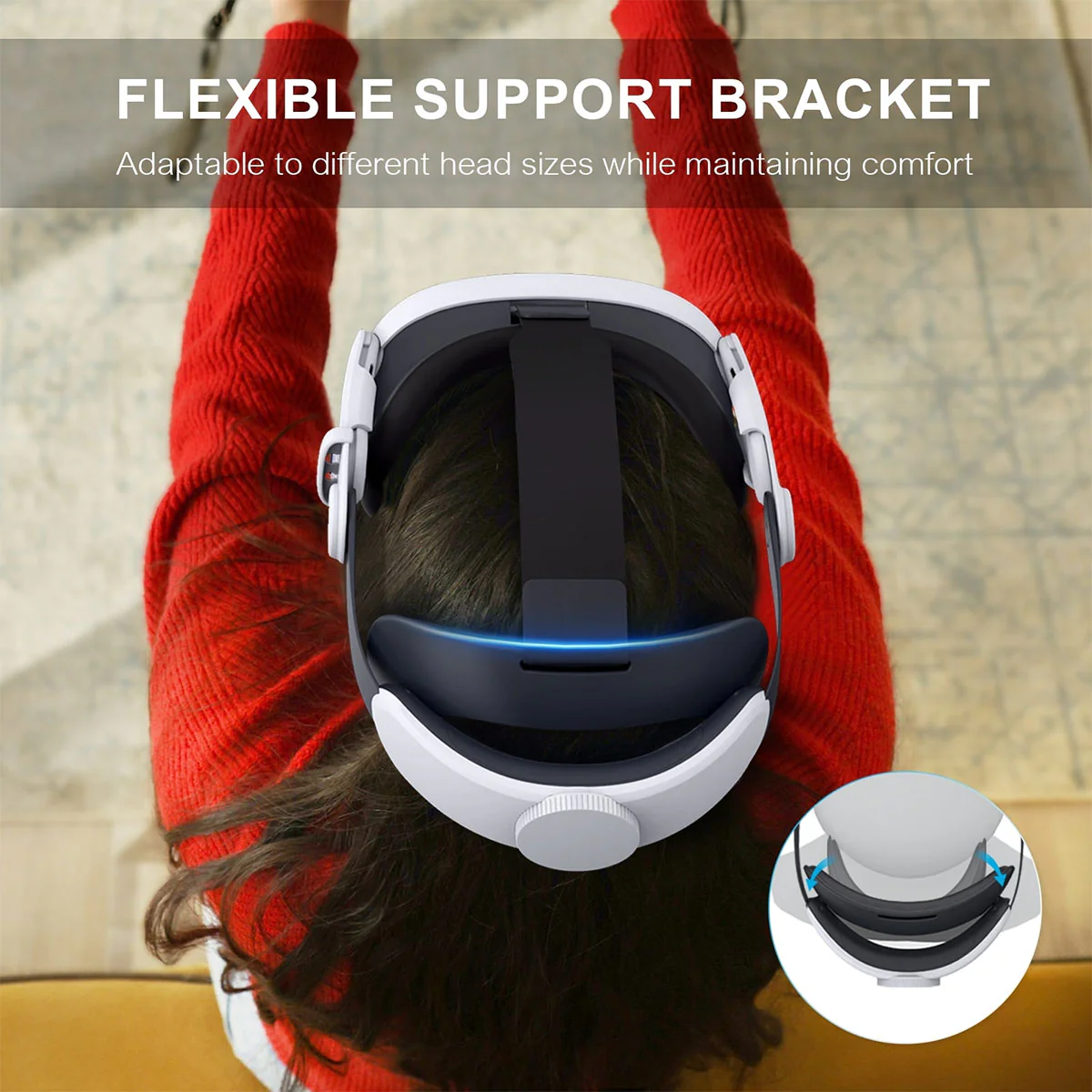BoboVR M3 Mini Head Strap Compatible with Meta Quest 3 (M3 Mini) - Image 4