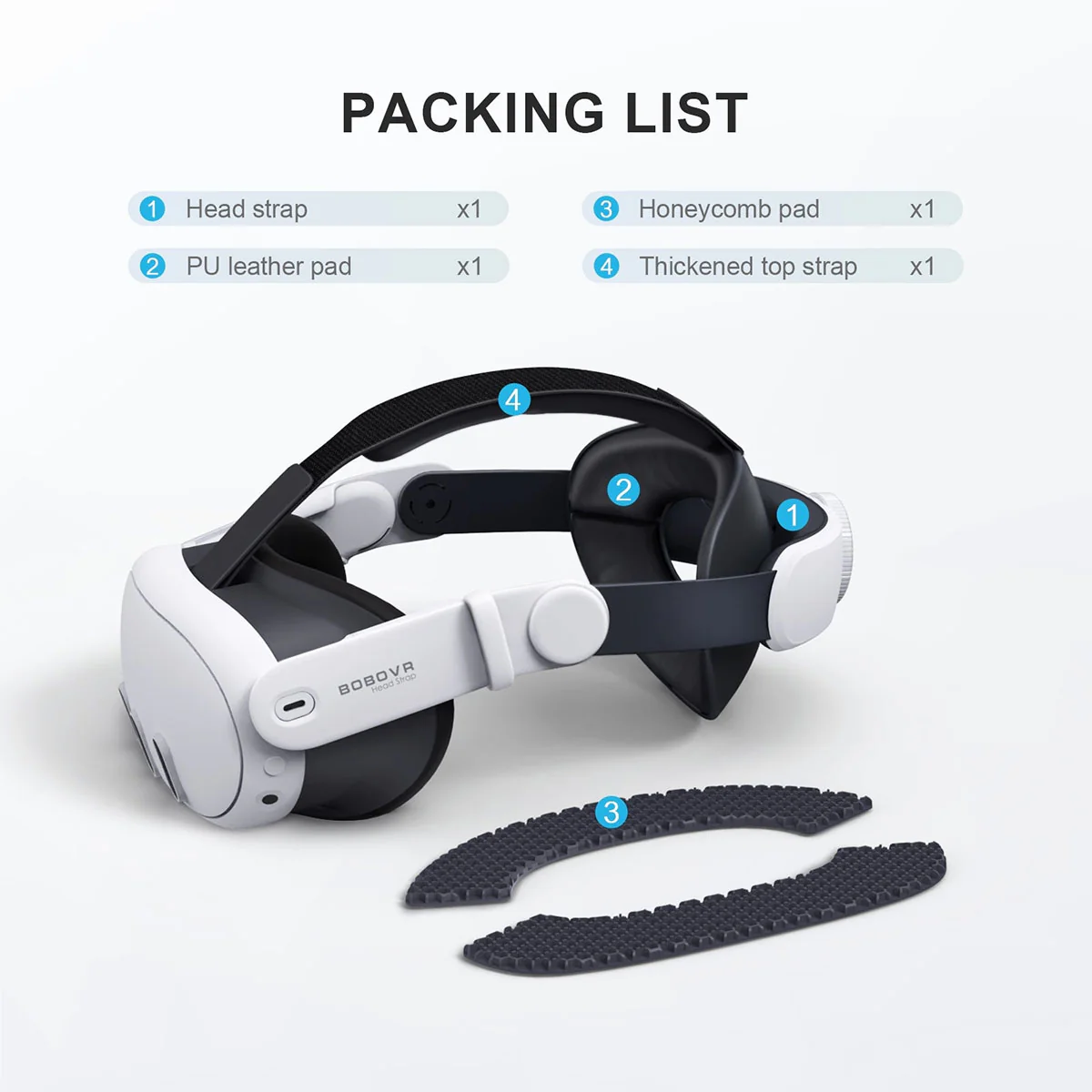 BoboVR M3 Mini Head Strap Compatible with Meta Quest 3 (M3 Mini) - Image 6