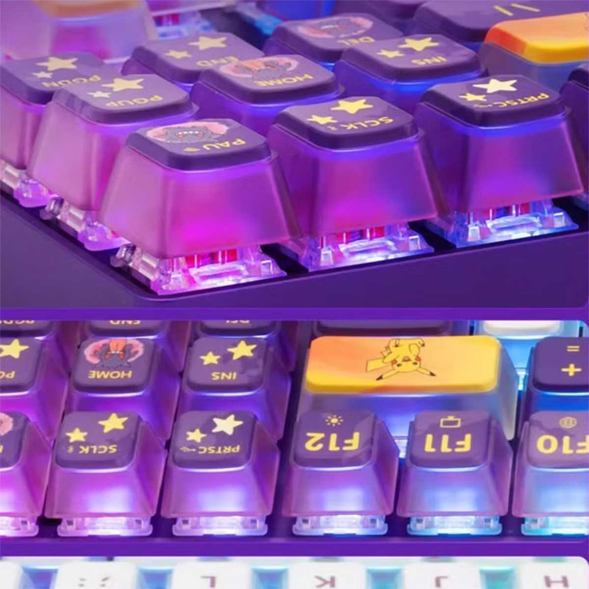 Cherry x Pokemon Gengar MX8.2 XAGA Wireless Mechanical Keyboard - Image 2