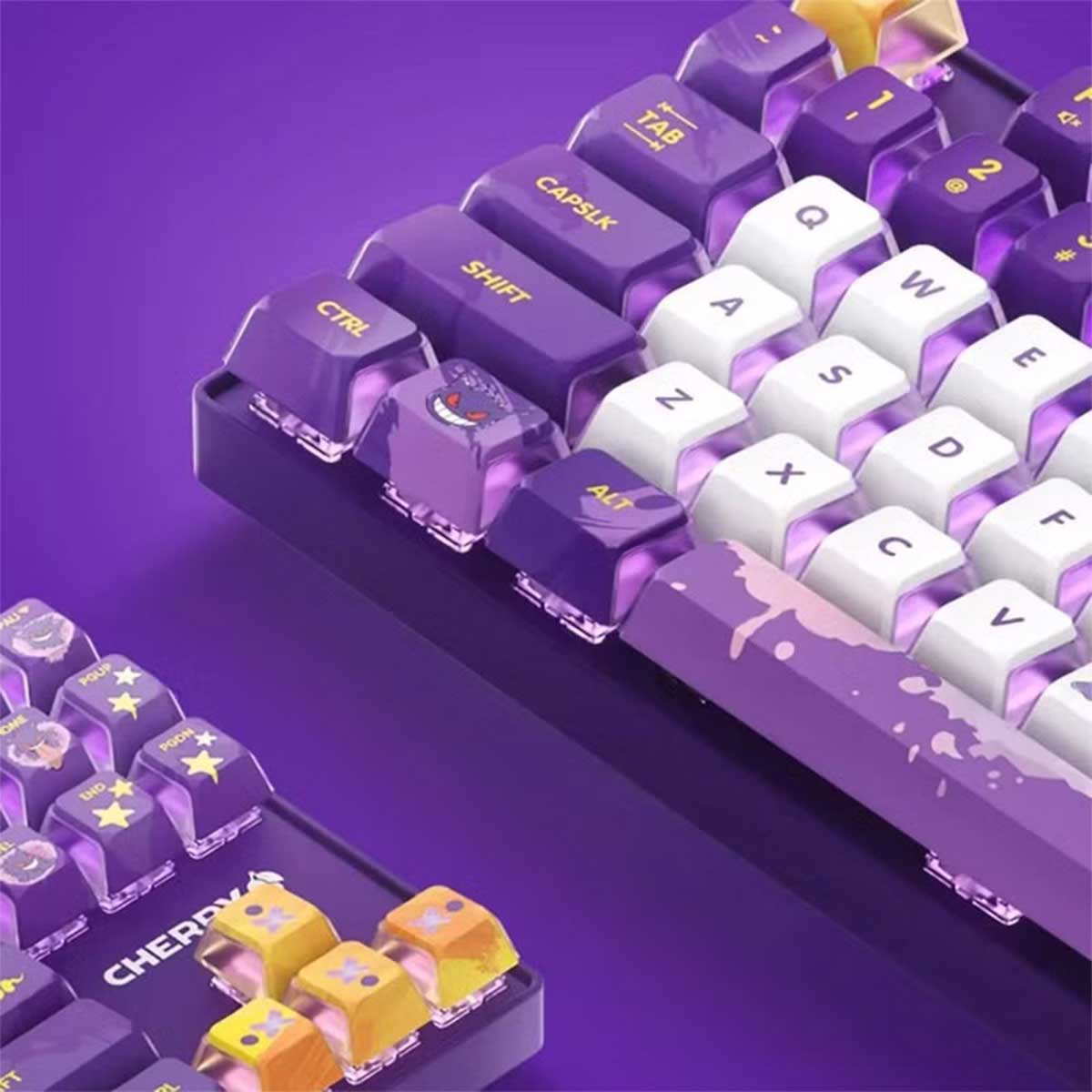 Cherry x Pokemon Gengar MX8.2 XAGA Wireless Mechanical Keyboard - Image 3