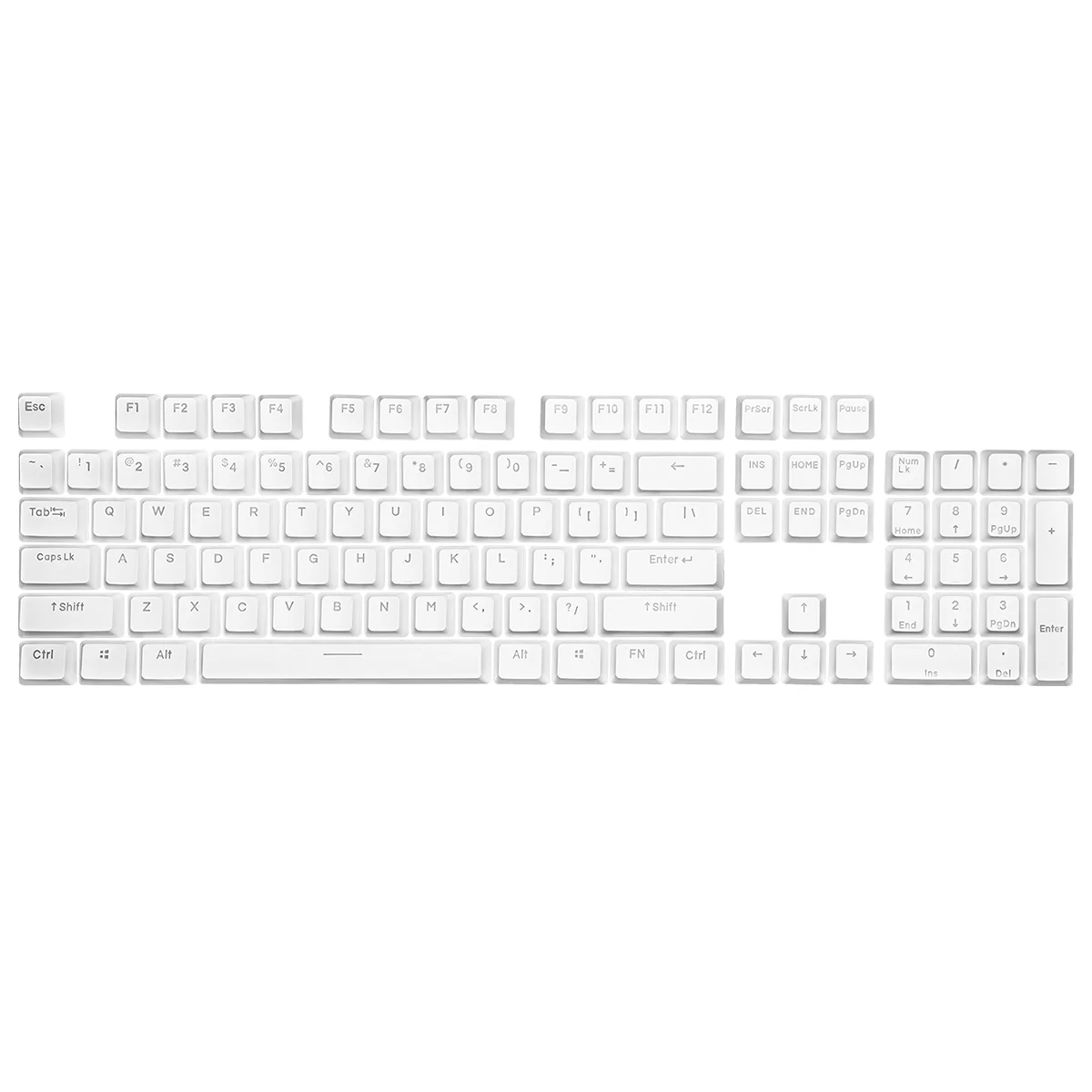COOLER MASTER PBT BACKLIT KEYCAP UPGRADE SET (WHITE) - Image 4