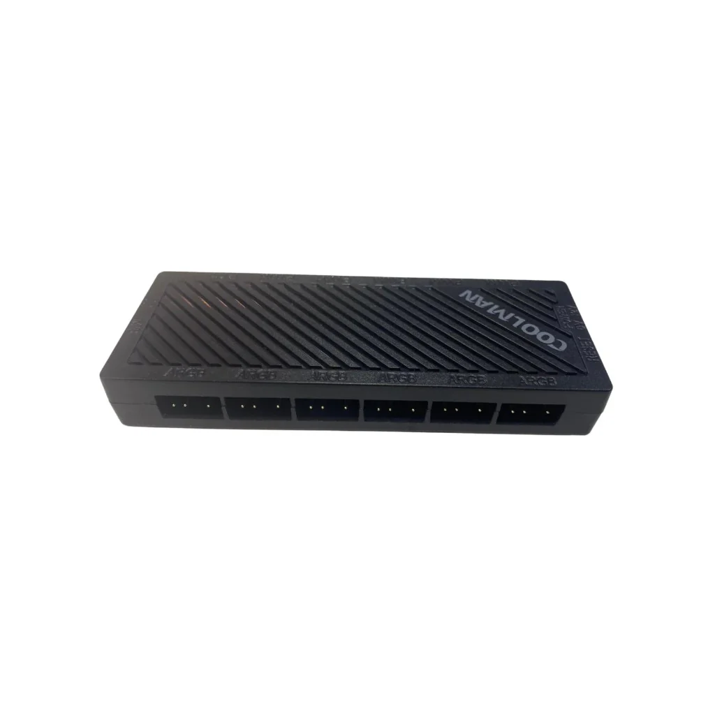 Coolman FH6-PWM Controller Pulse Hub 5V 6CH (Black) - Image 2