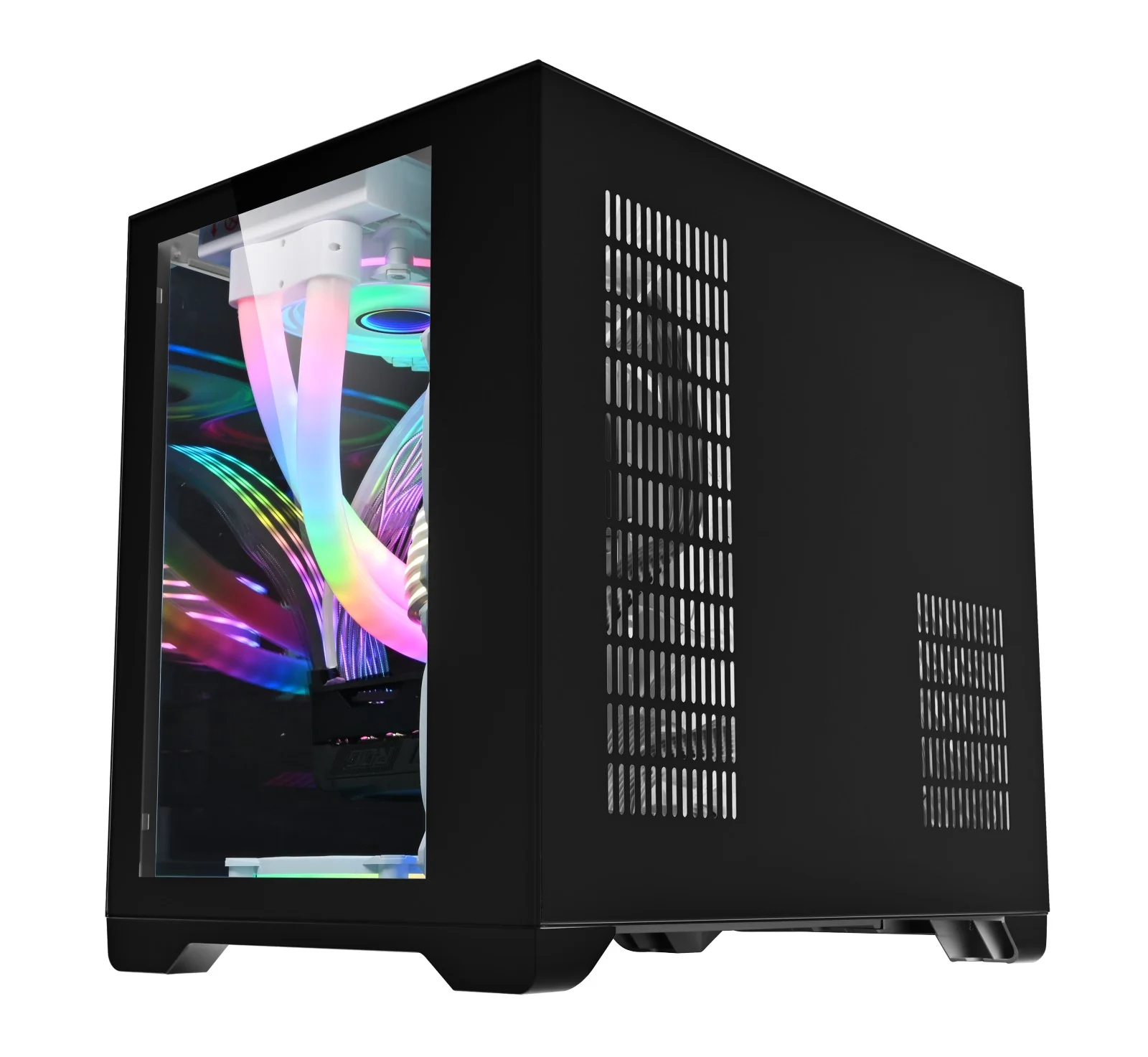 Coolman Robin 2 Mini Optimal Airflow Tempered Glass M-ATX Case (Black) - Image 4