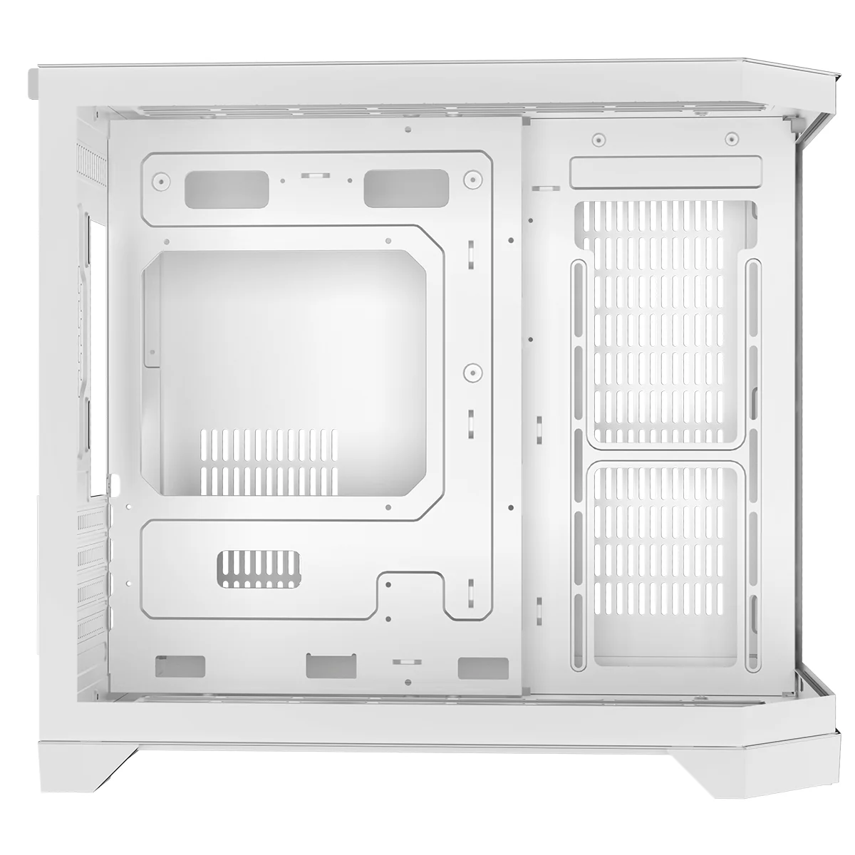 Coolman Spectra M-ATX/ITX PC Case with Customizable LCD Screen Display (Black, White) - Image 6