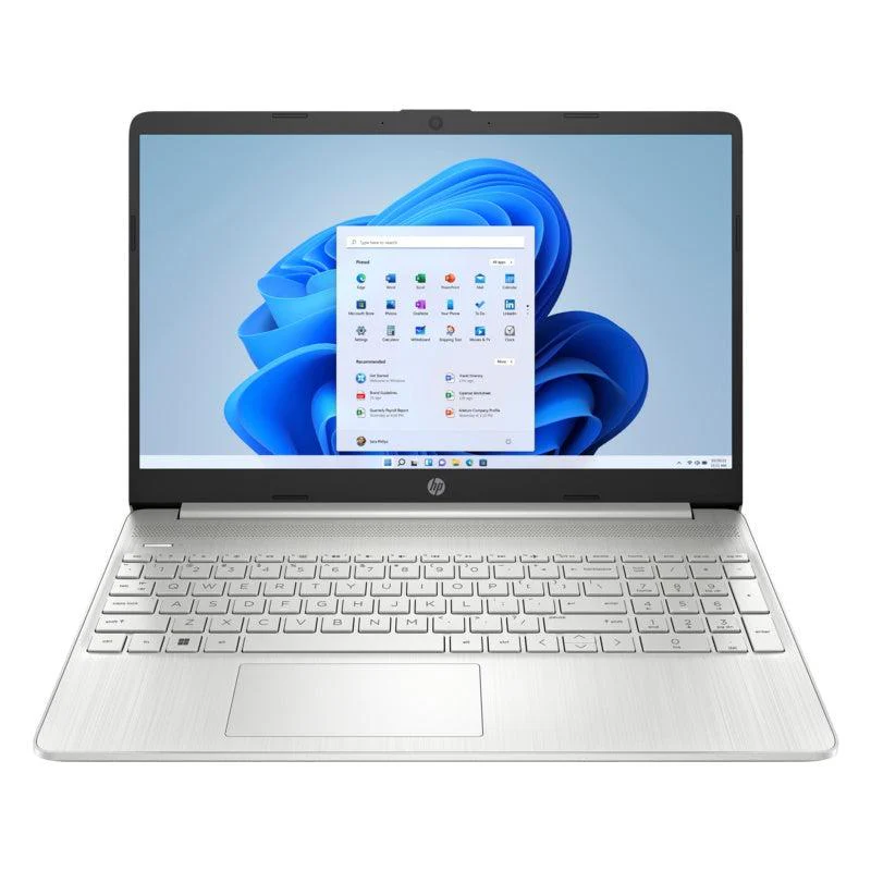 HP 15-FC0050AU Laptop (Natural Silver) | 15.6” HD (1366x768) | Ryzen™ 3 7320U | 8GB DDR4 | 512GB SSD | AMD Radeon Graphics | Windows 11 | MS Office Home & Student 2021 | HP Prelude Topload Bag - Image 4