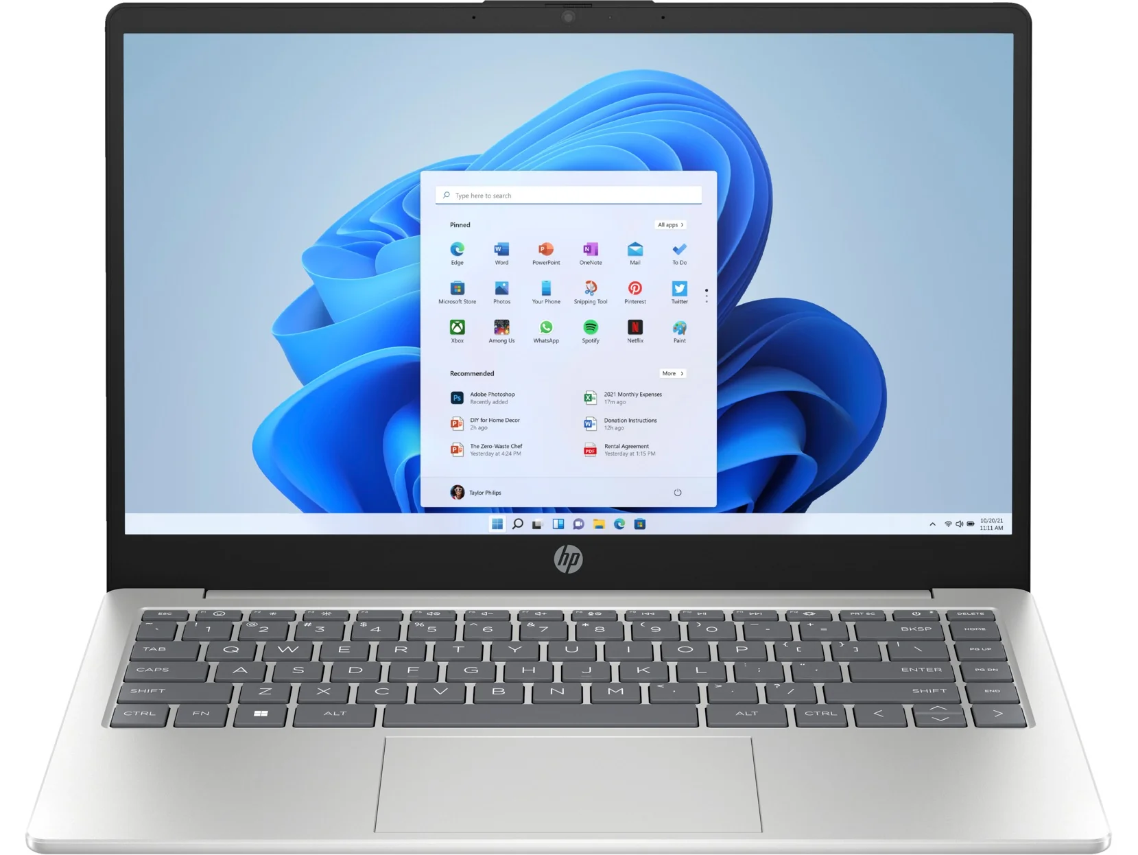 HP 14-EP0024TU Laptop (Natural Silver) | 14” FHD (1920 x 1080) | Intel Core i3 N305 | 8GB DDR4 | 512GB SSD | Intel UHD Graphics | Windows 11 Home | MS Office Home & Student 2021 | HP Prelude 15.6" Topload Bag - Image 3