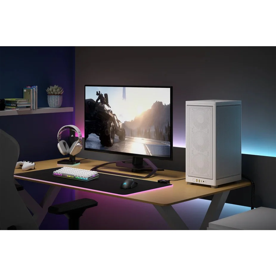 Corsair 2000D Airflow Mini-ITX PC Case (Black, White) - Image 23