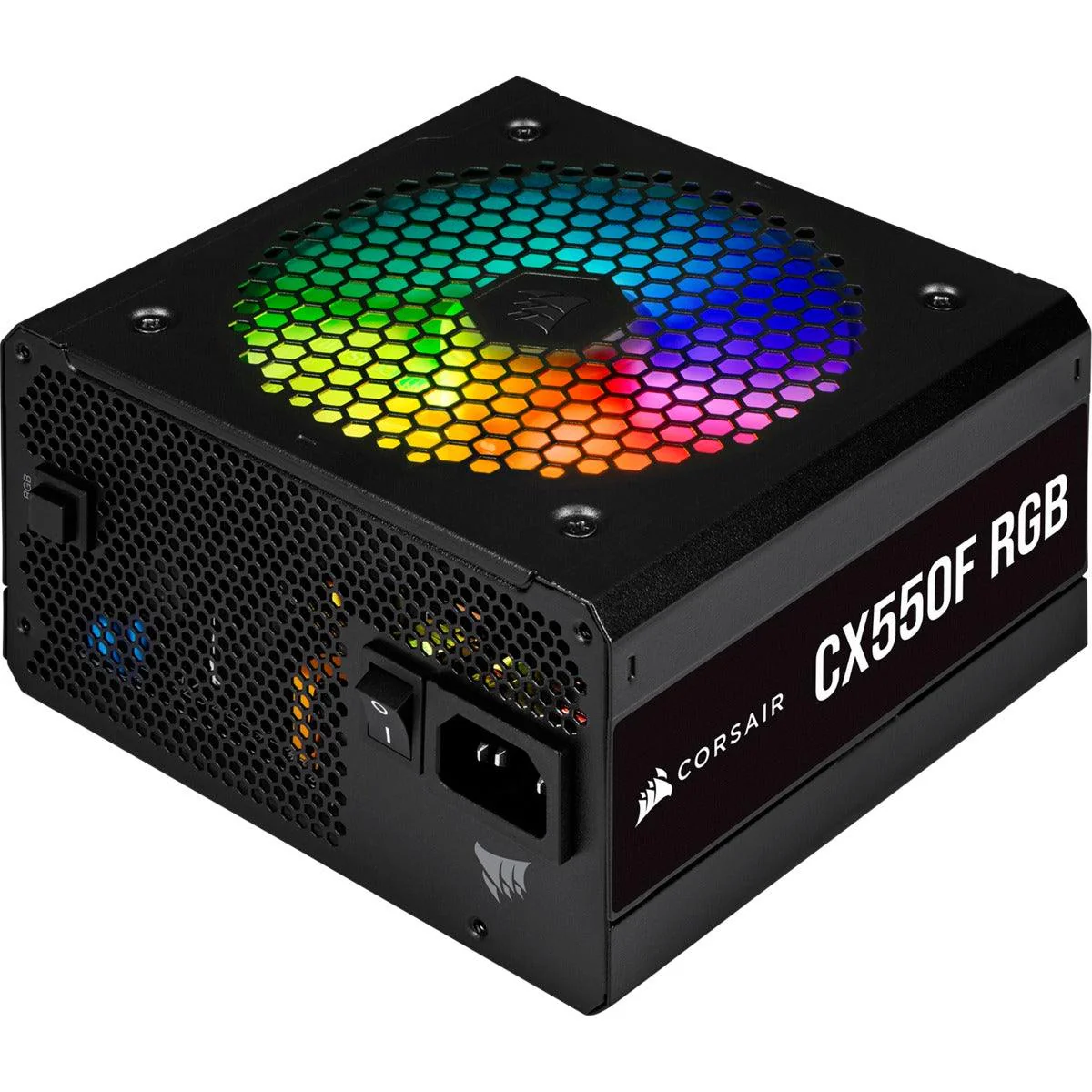 Corsair CX-F RGB Series CX550F RGB ATX Power Supply (Black) - Image 3