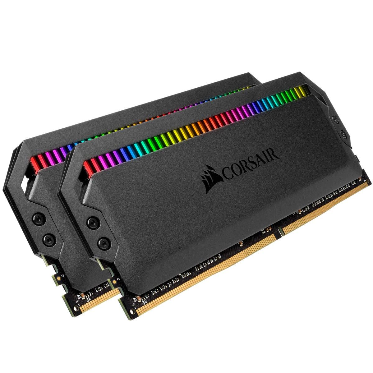 CORSAIR Dominator Platinum RGB 16GB (2 x 8GB) DDR4 DRAM 3600mhz C18 Memory Kit (CMT16GX4M2C3600C18) - Image 2