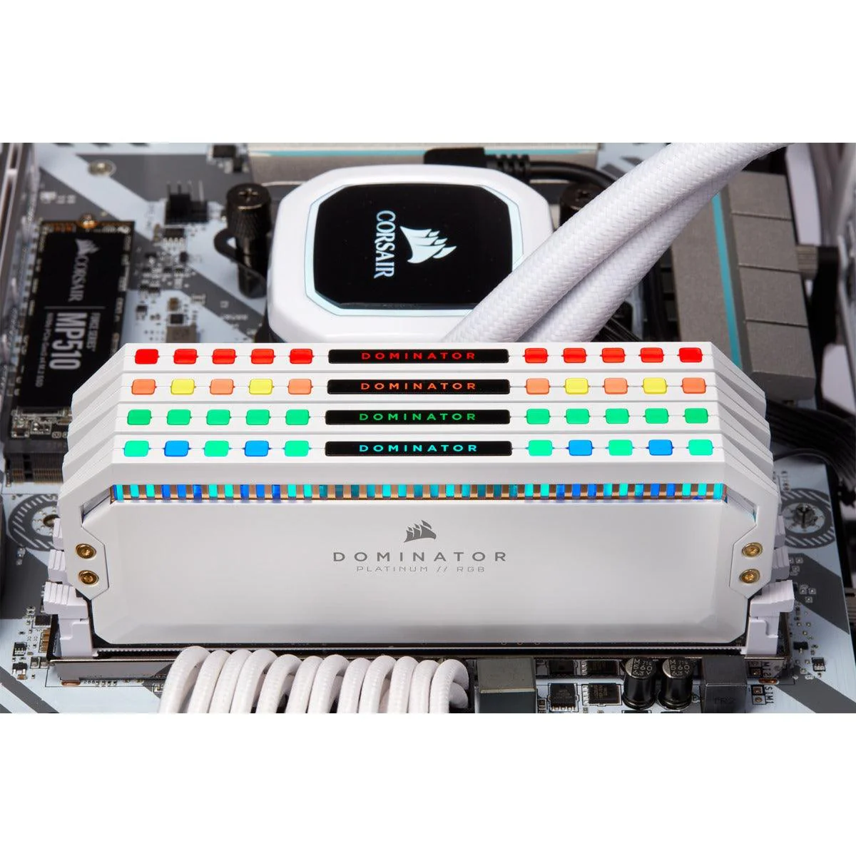 CORSAIR Dominator Platinum RGB 32GB (2 x 16GB) DDR4 DRAM 3200mhz C16 Memory Kit (White) (CMT32GX4M2E3200C16W) - Image 11
