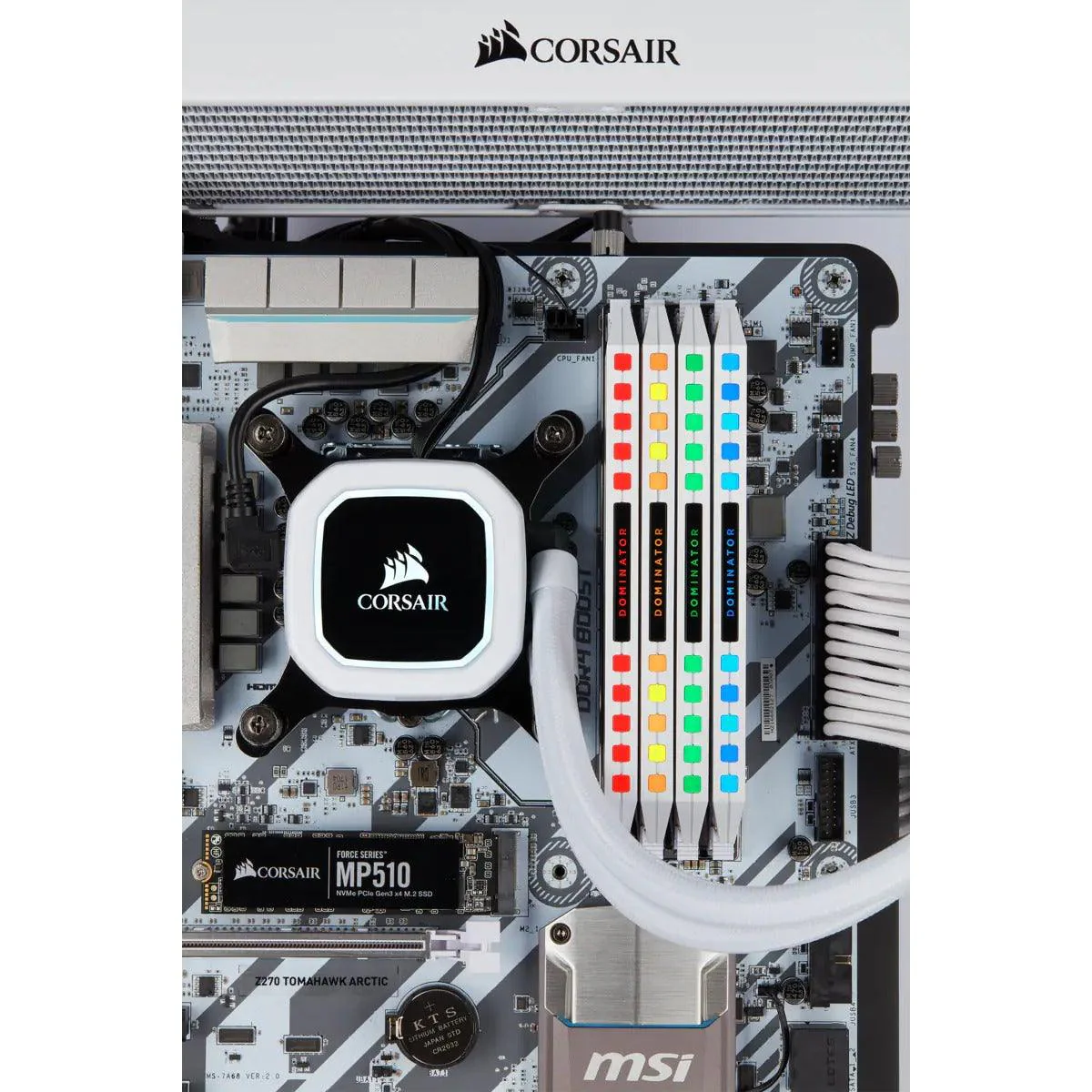 CORSAIR Dominator Platinum RGB 32GB (2 x 16GB) DDR4 DRAM 3200mhz C16 Memory Kit (White) (CMT32GX4M2E3200C16W) - Image 9