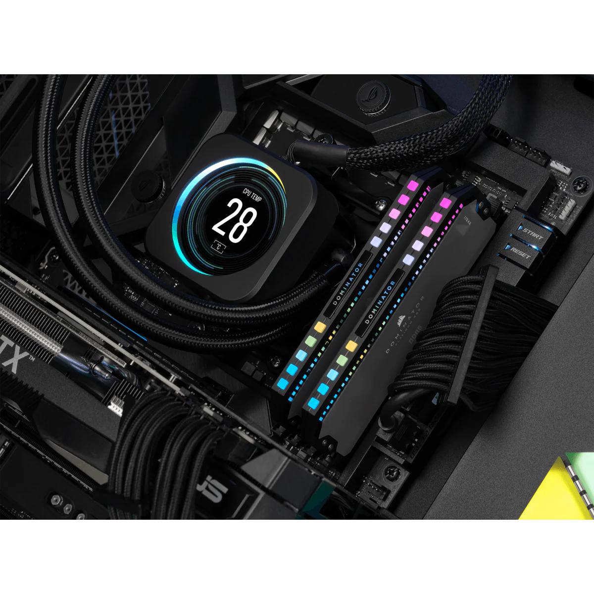 CORSAIR Dominator Platinum RGB 32GB (2 X 16GB) DDR5 DRAM 5200MHZ Memory Kit (CMT32GX5M2B5200Z40) - Image 6