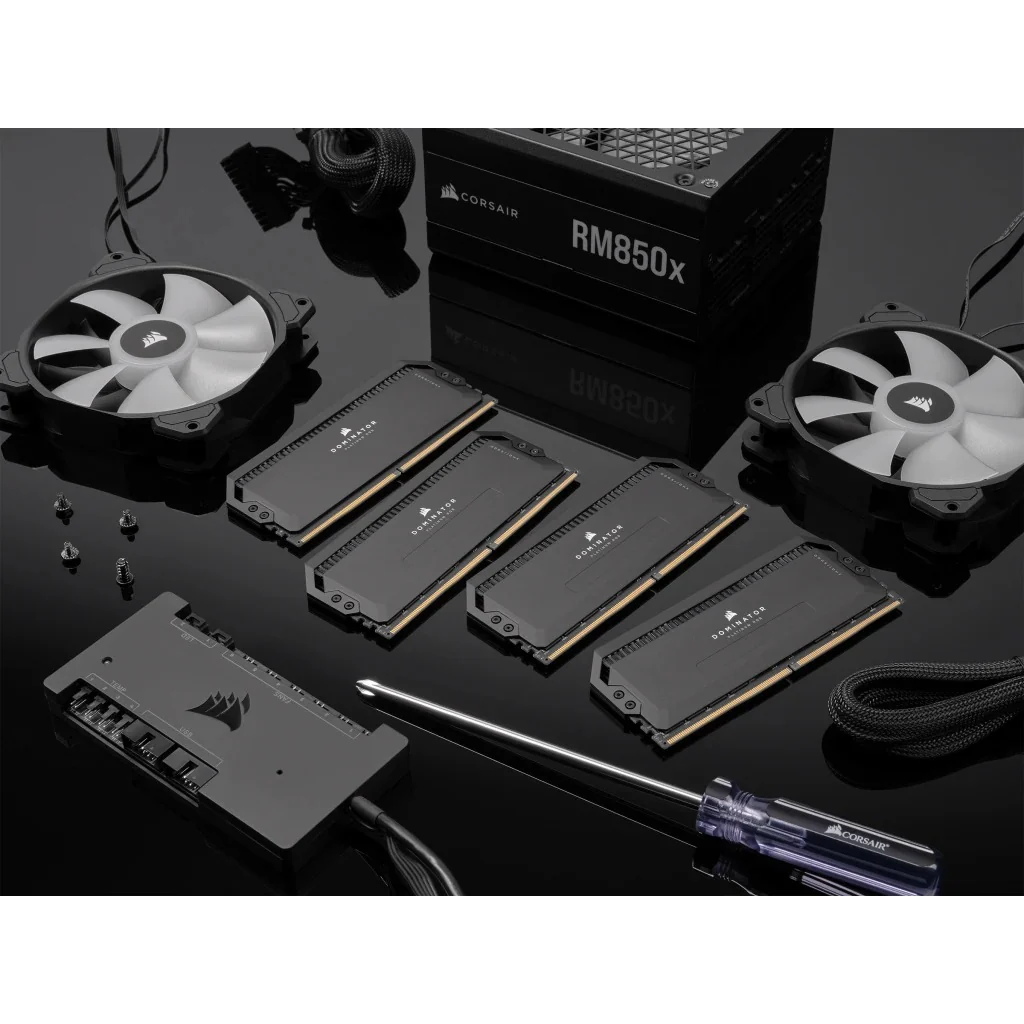 Corsair Dominator Platinum RGB 32GB (2X16GB) DDR5 DRAM 5200MHZ C40 Memory Kit (Black) (CMT32GX5M2B5200C40) - Image 11