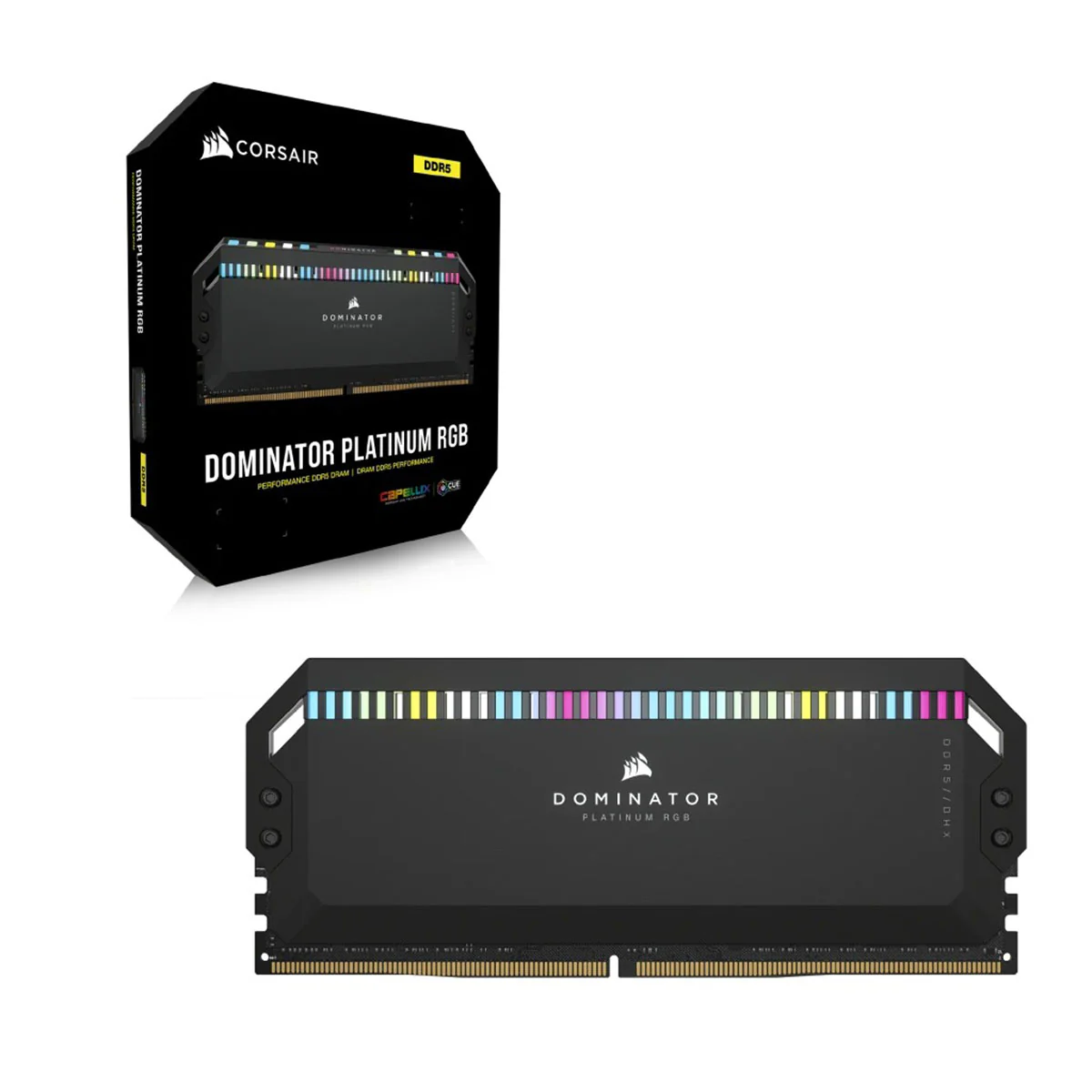 Corsair Dominator Platinum RGB 32GB (2X16GB) DDR5 DRAM 5200MHZ C40 Memory Kit (Black) (CMT32GX5M2B5200C40) - Image 5