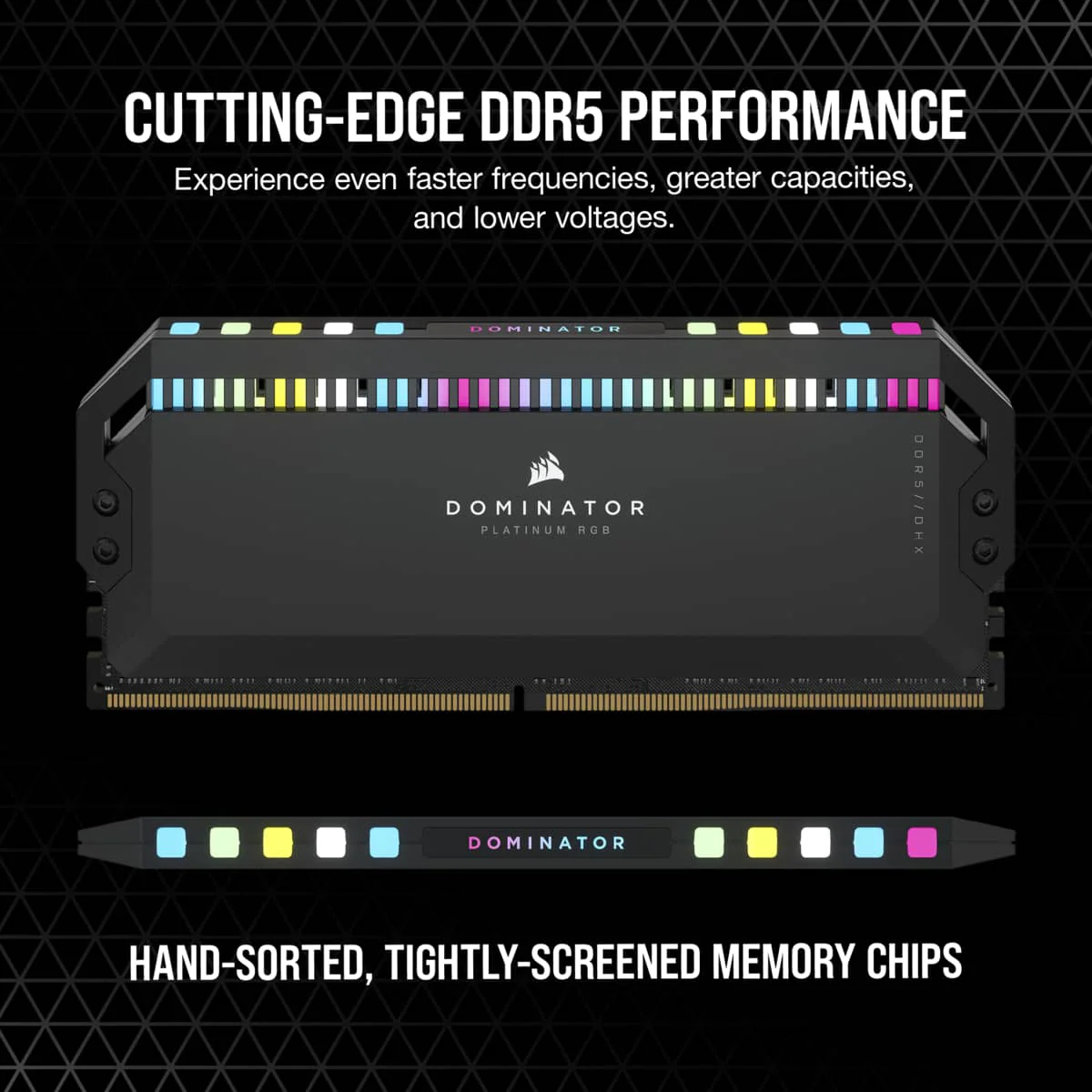 Corsair Dominator Platinum RGB 64GB (2X32GB) DDR5 DRAM 6000MHZ C40 Memory Kit (Black) (CMT64GX5M2B6000C40) - Image 12