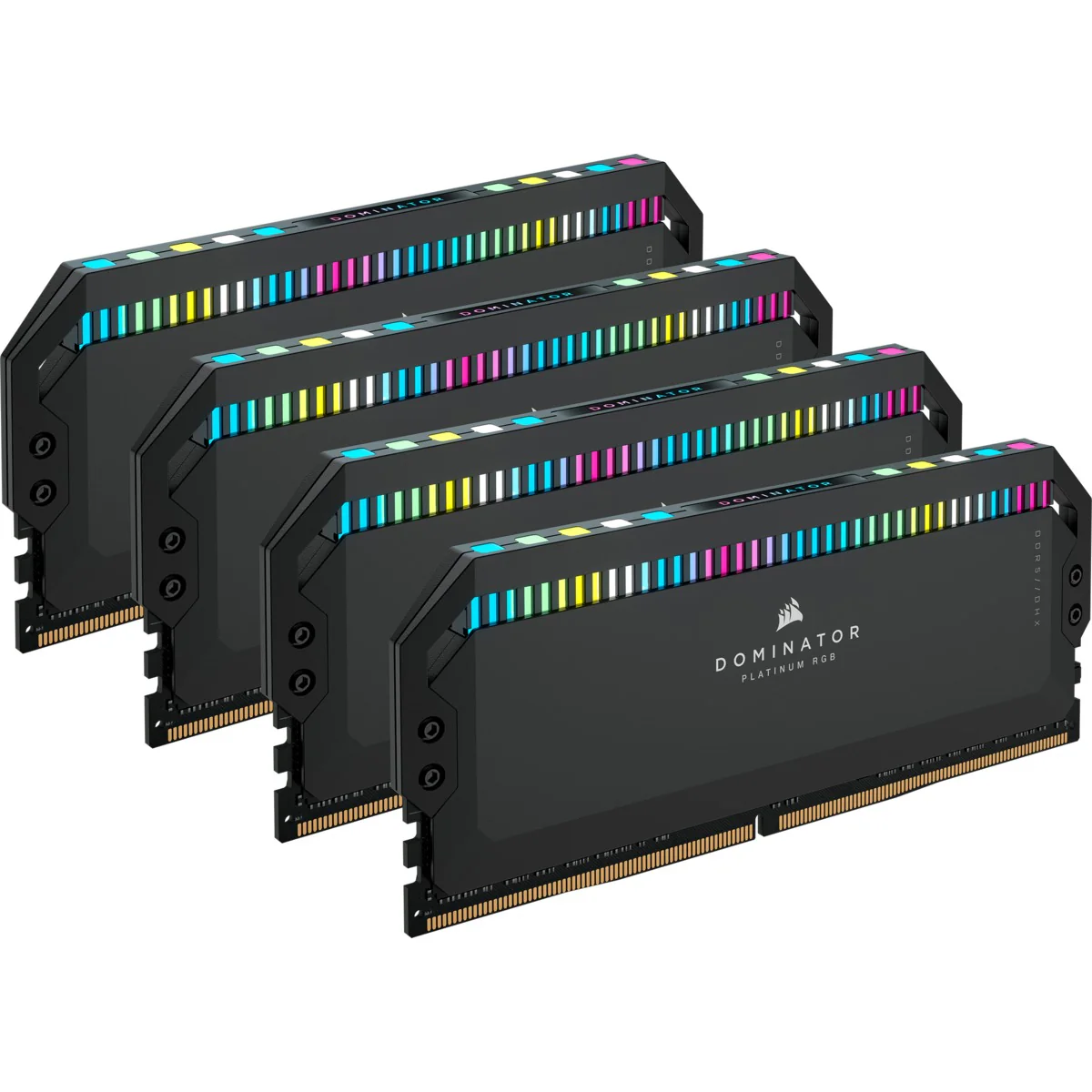Corsair Dominator Platinum RGB 64GB (4X16GB) DDR5 DRAM 6600MHZ C32 Memory Kit (Black) (CMT64GX5M4B6600C32)