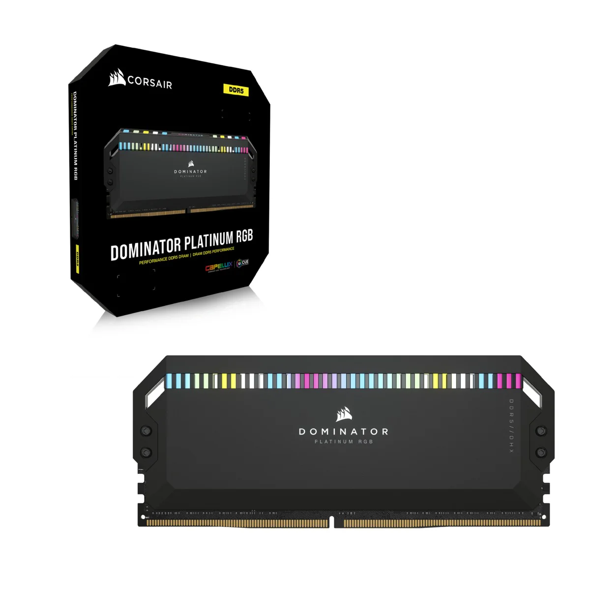 Corsair Dominator Platinum RGB 64GB (4X16GB) DDR5 DRAM 6600MHZ C32 Memory Kit (Black) (CMT64GX5M4B6600C32) - Image 5