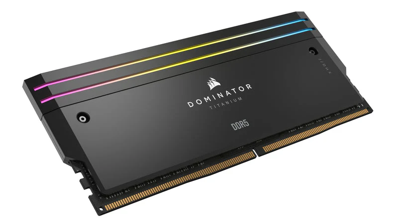 Corsair Dominator Titanium RGB 32GB (2x16GB) DDR5 DRAM 7200MT/s CL34 Memory Kit (Black) (CMP32GX5M2X7200C34) - Image 3