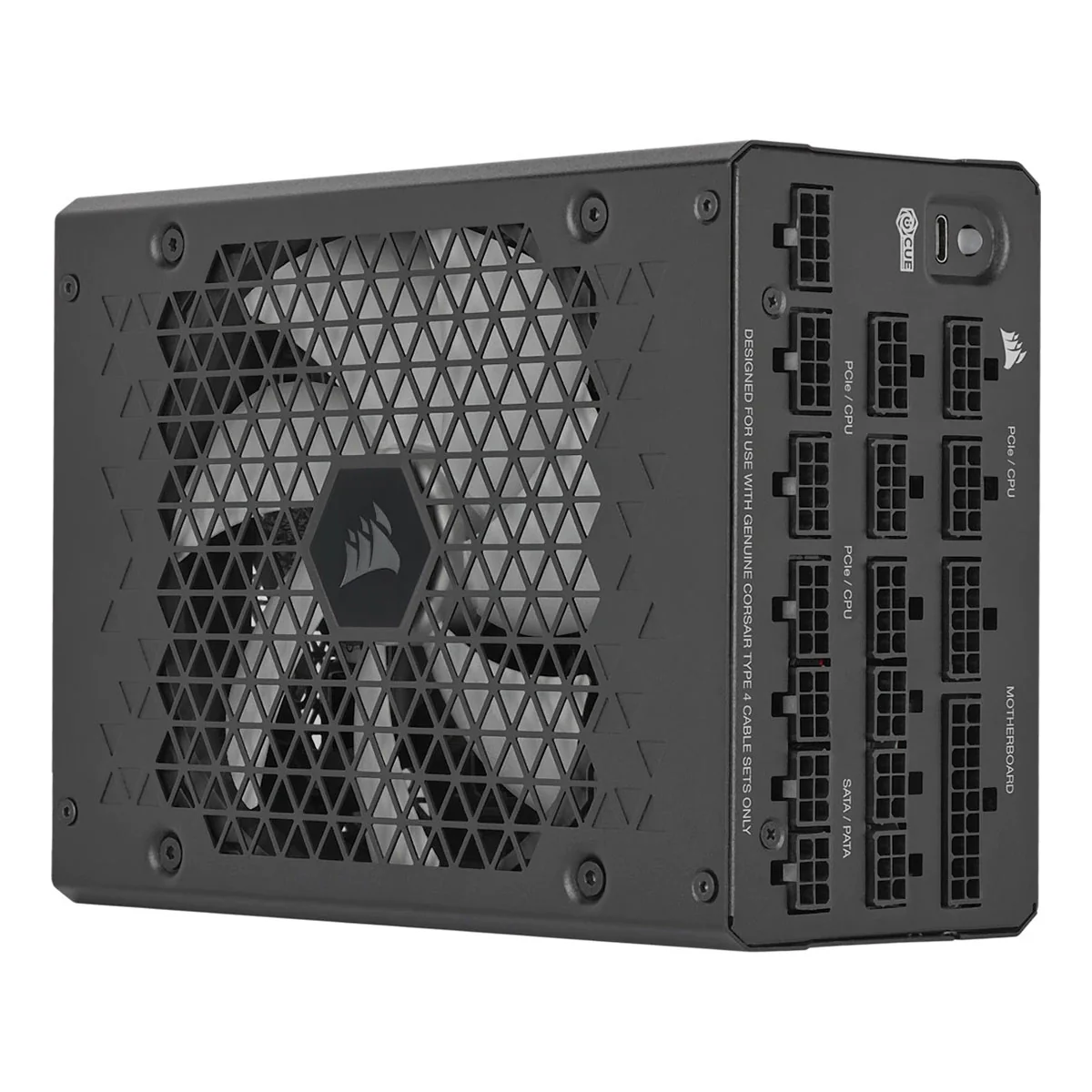 Corsair HXI Series HX1200i 1200W ATX Cybentics Platinum Ultra-Low Noise Fully Modular Power Supply (CP-9020307-NA) - Image 2