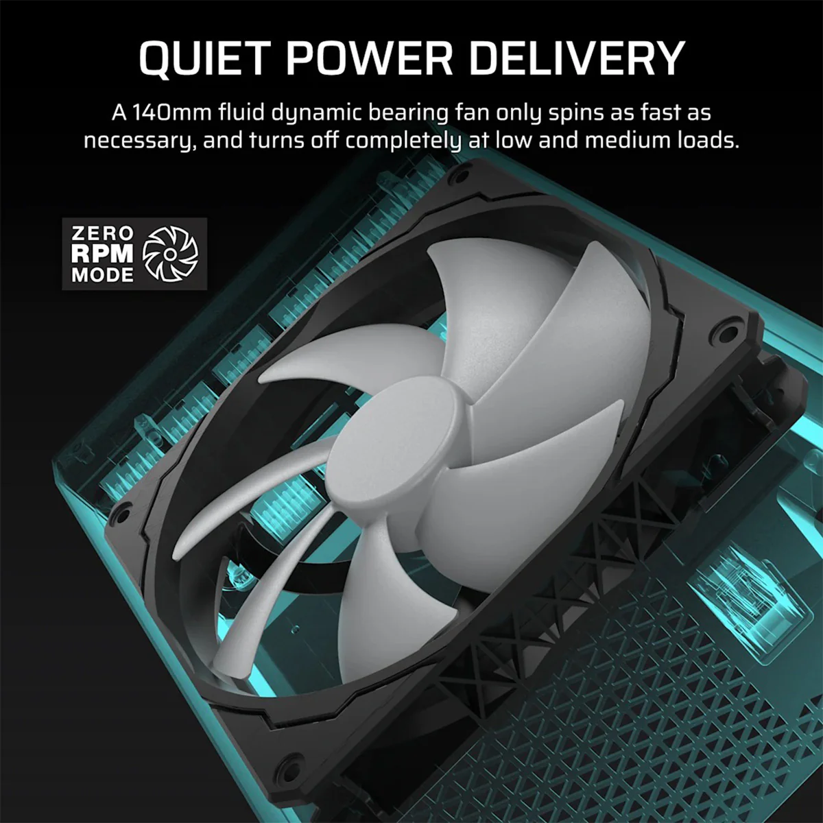 Corsair HXI Series HX1200i 1200W ATX Cybentics Platinum Ultra-Low Noise Fully Modular Power Supply (CP-9020307-NA) - Image 8