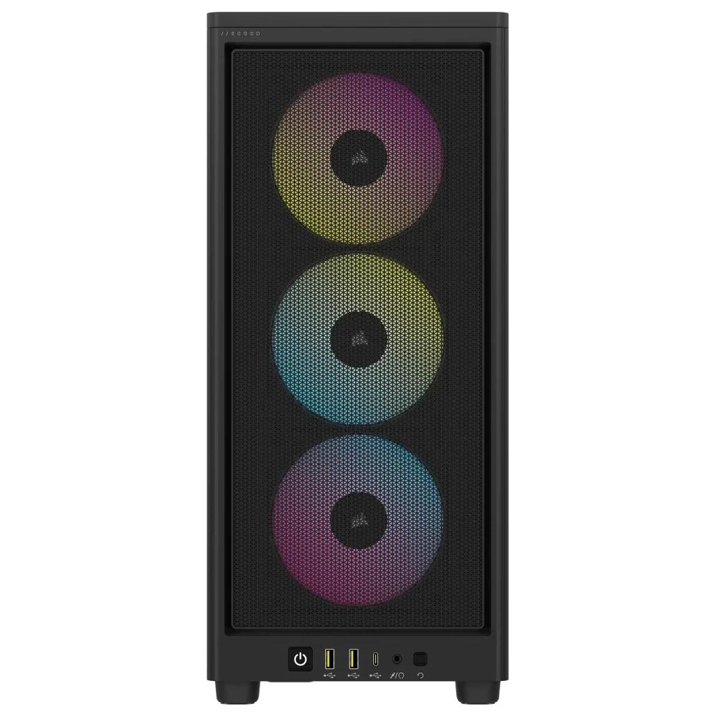 Corsair iCue 2000D RGB Airflow Mini-ITX PC Case (Black) - Image 13