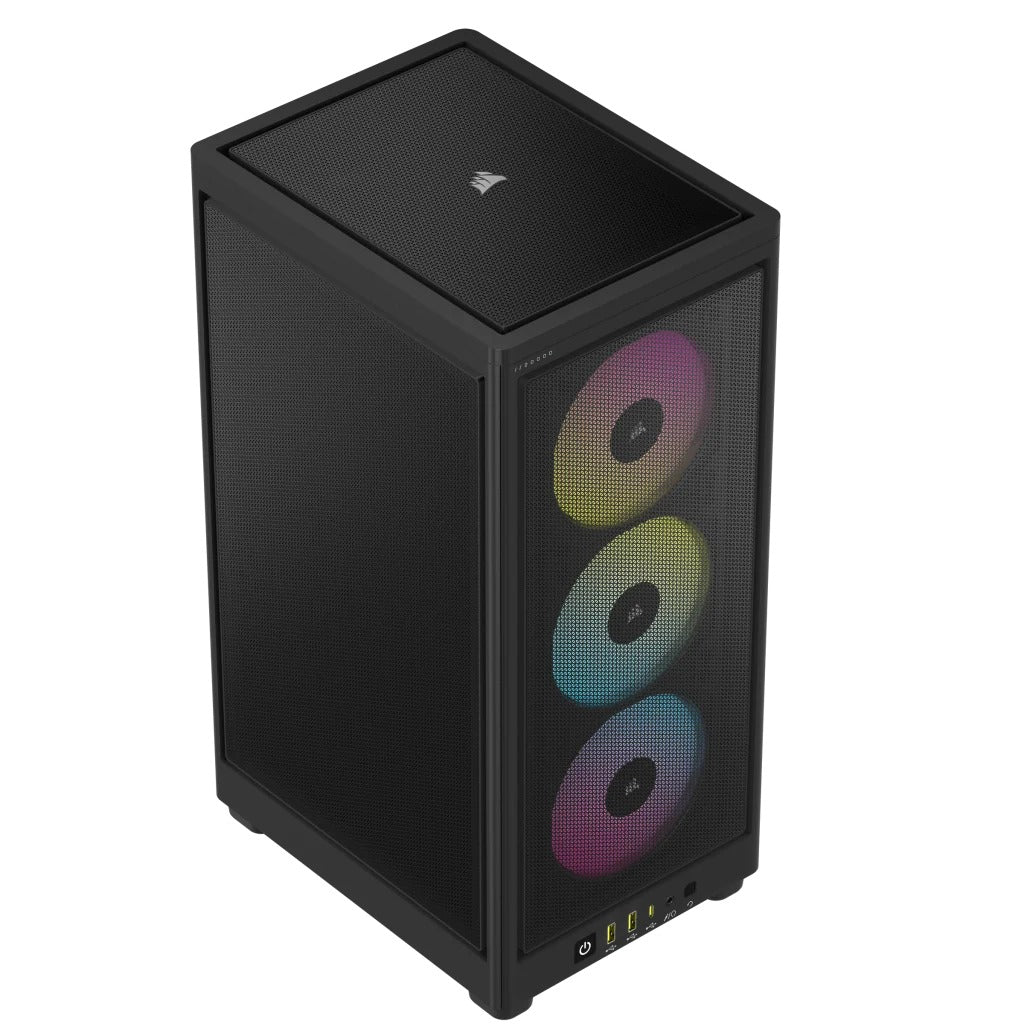 Corsair iCue 2000D RGB Airflow Mini-ITX PC Case (Black) - Image 15