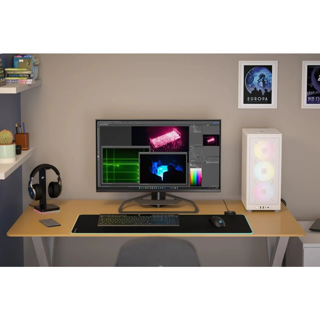 Corsair iCue 2000D RGB Airflow Mini-ITX PC Case (White) - Image 16