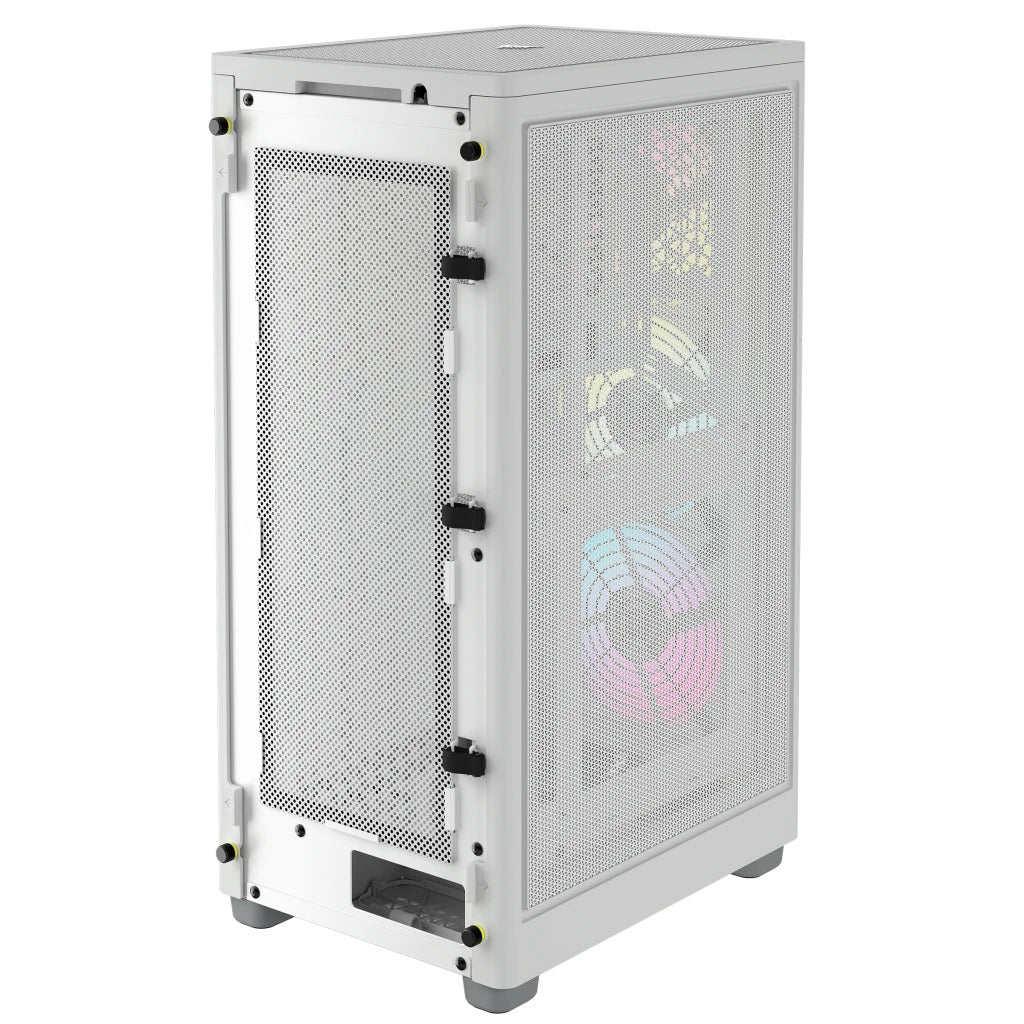 Corsair iCue 2000D RGB Airflow Mini-ITX PC Case (White) - Image 3