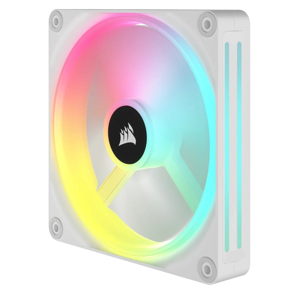 Corsair Icue Link QX140 RGB 140MM PWM PC Fans Starter Kit With Icue Link System Hub (White) (Twin Pack) - Image 5
