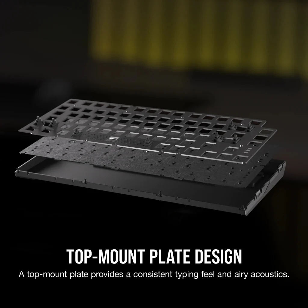 Corsair K65 Plus Wireless 75% RGB Mechanical Gaming Keyboard (MLX Red Switch) - Image 9
