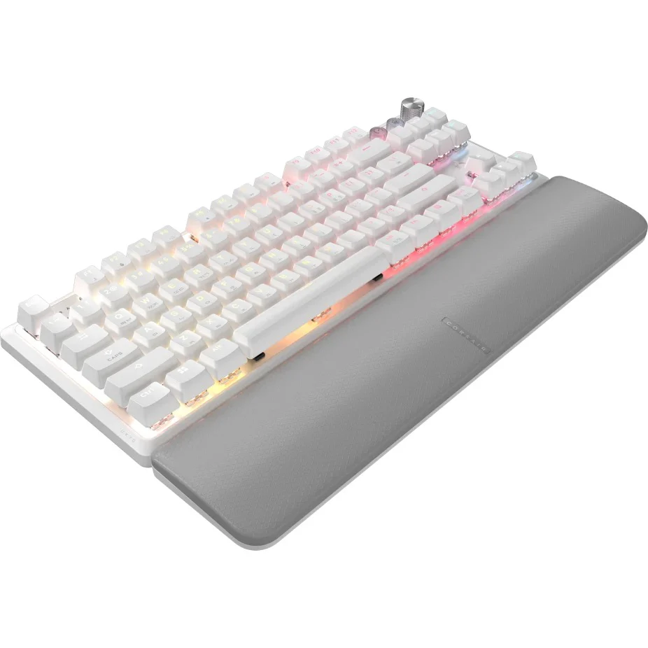 Corsair K70 Pro TKL High-Performance Hall Effect Programmable Gaming Keyboard With Rapid Trigger (Black, White) - Image 11