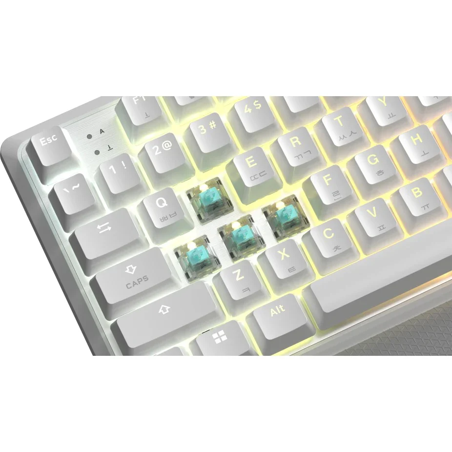 Corsair K70 Pro TKL High-Performance Hall Effect Programmable Gaming Keyboard With Rapid Trigger (Black, White) - Image 12