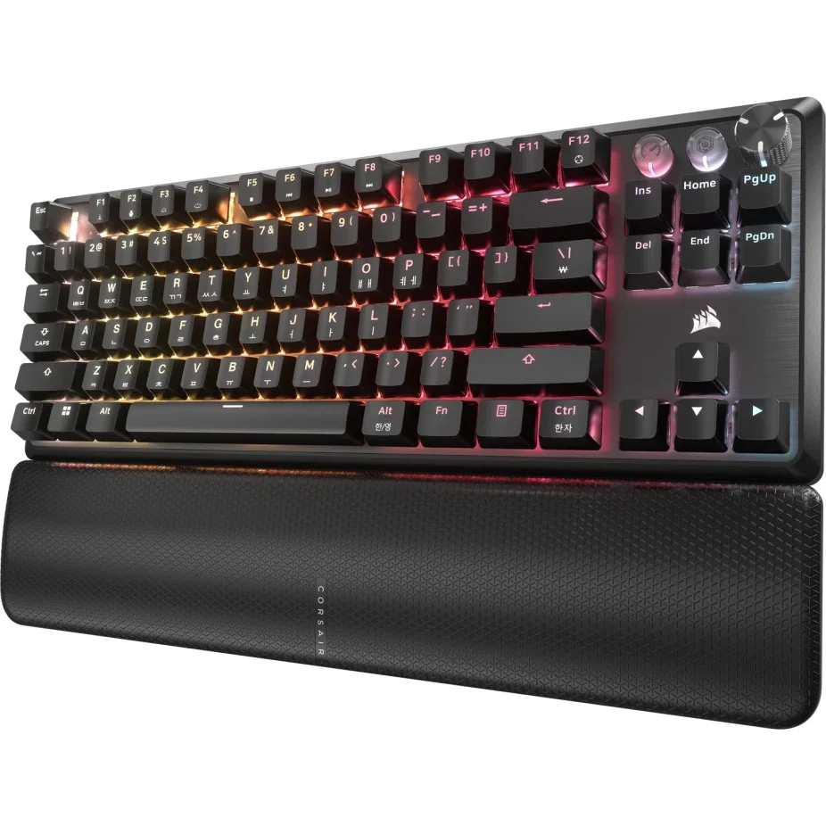 Corsair K70 Pro TKL High-Performance Hall Effect Programmable Gaming Keyboard With Rapid Trigger (Black, White) - Image 4