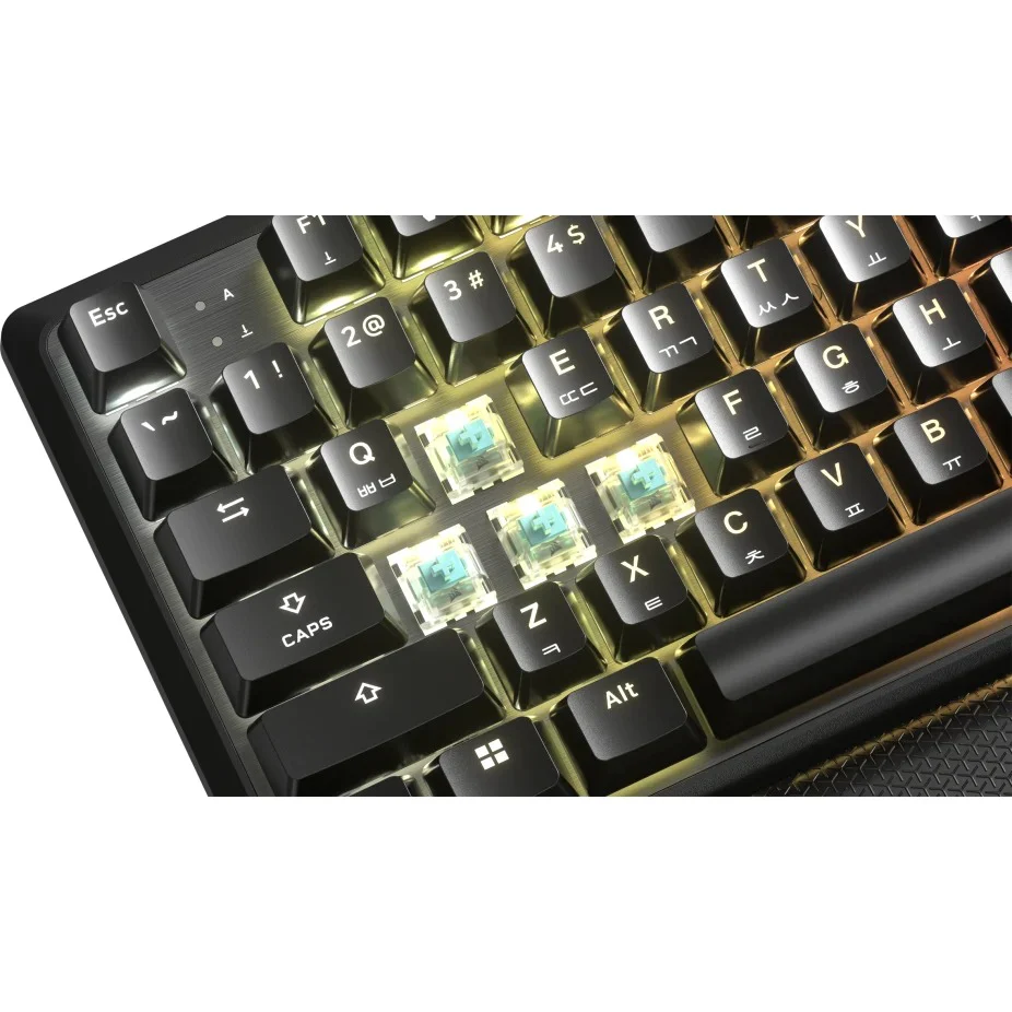 Corsair K70 Pro TKL High-Performance Hall Effect Programmable Gaming Keyboard With Rapid Trigger (Black, White) - Image 6
