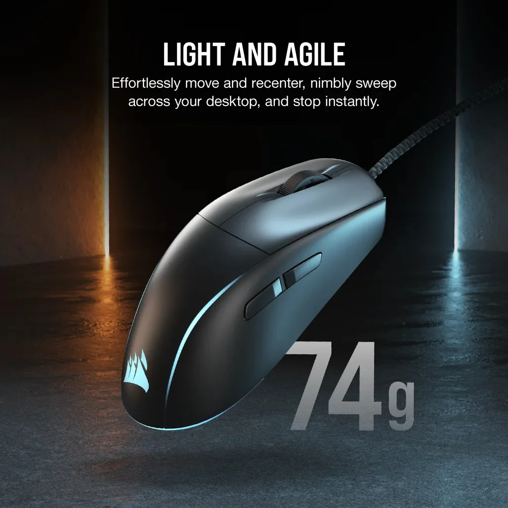 Corsair M75 Lightweight RGB Gaming Mouse (Black) - Image 11
