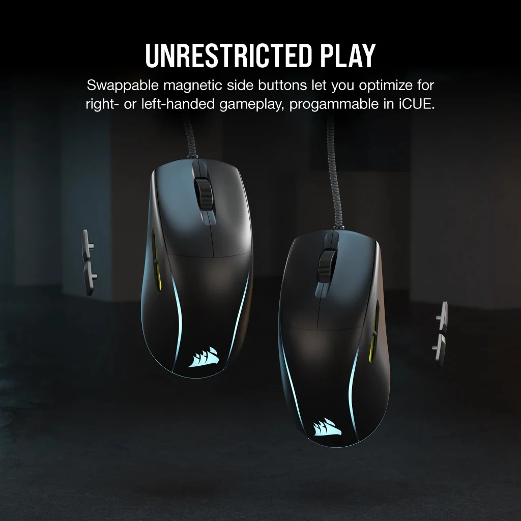 Corsair M75 Lightweight RGB Gaming Mouse (Black) - Image 7