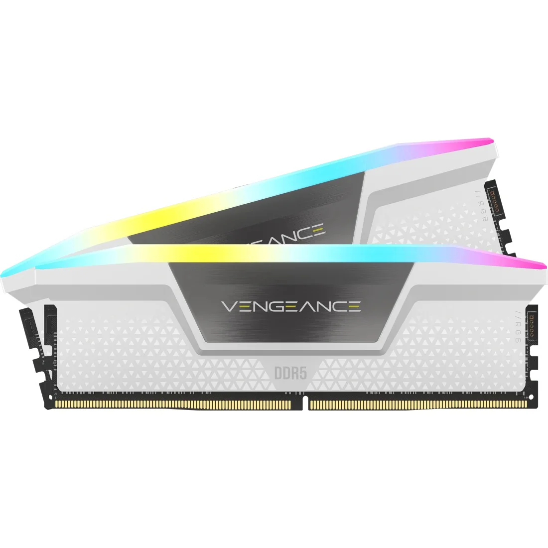 Corsair Vengeance RGB 32GB (2x16GB) DDR5 DRAM 6000MT/s CL30 AMD EXPO & Intel XMP Memory Kit (Black, White) - Image 10