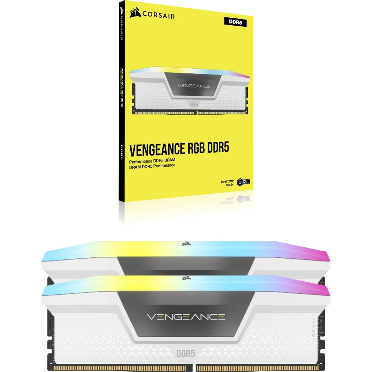 Corsair Vengeance RGB 32GB (2x16GB) DDR5 DRAM 6000MT/s CL30 AMD EXPO & Intel XMP Memory Kit (Black, White) - Image 20
