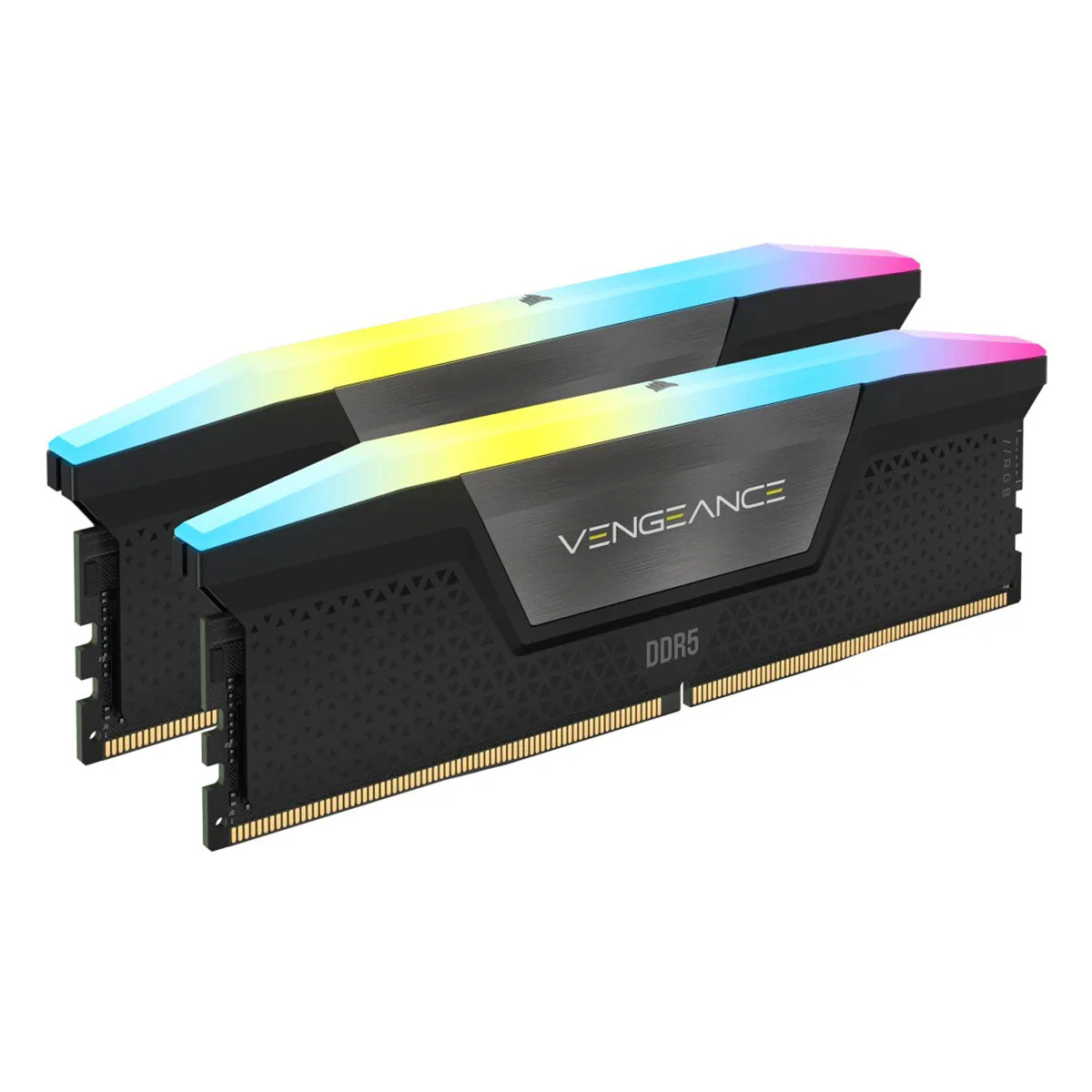 Corsair Vengeance RGB 32GB (2X16GB) DDR5 DRAM 6400MHZ CL32 Memory Kit (Black) (CMH32GX5M2B6400C32) - Image 3