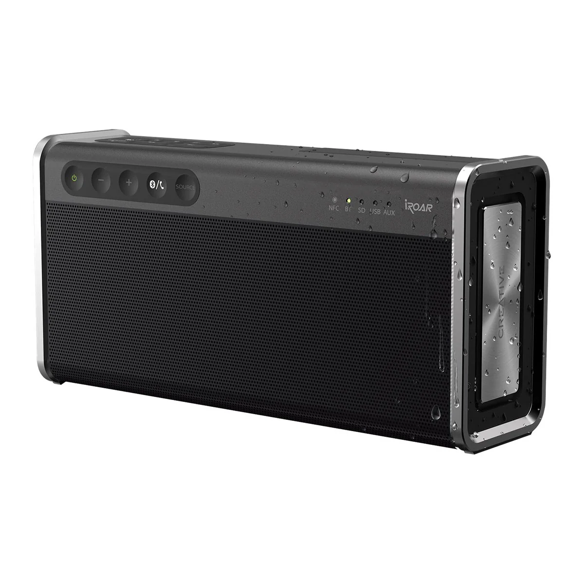 Creative iRoar Go Intelligent Splash-Proof Portable 5-Driver Bluetooth Speaker - Image 2