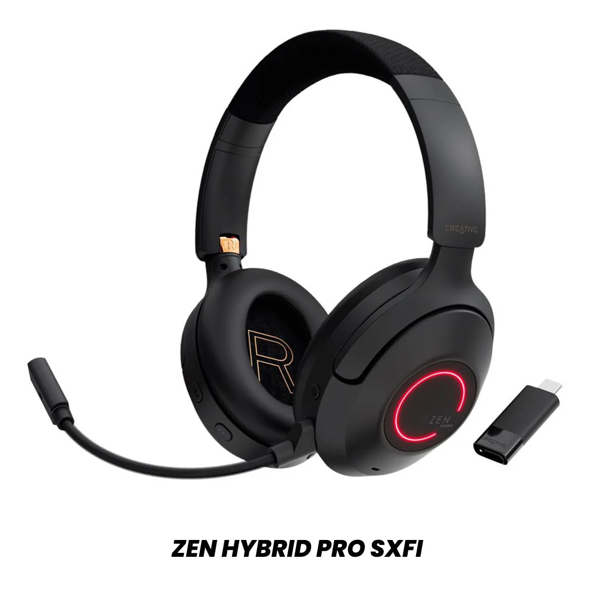 Creative Zen Hybrid Pro Bluetooth Headphones (Black) (Zen Hybrid Pro Classic, Zen Hybrid Pro, Zen Hybrid Pro SXFI) - Image 4