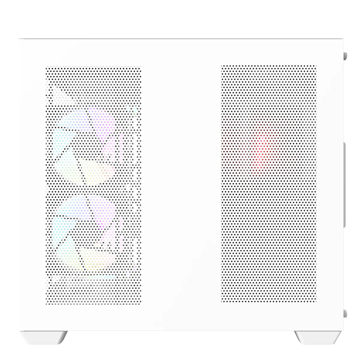 Darkflash C285P Tempered Glass Side Panel Dual Chamber ATX PC Case (White) - Image 20
