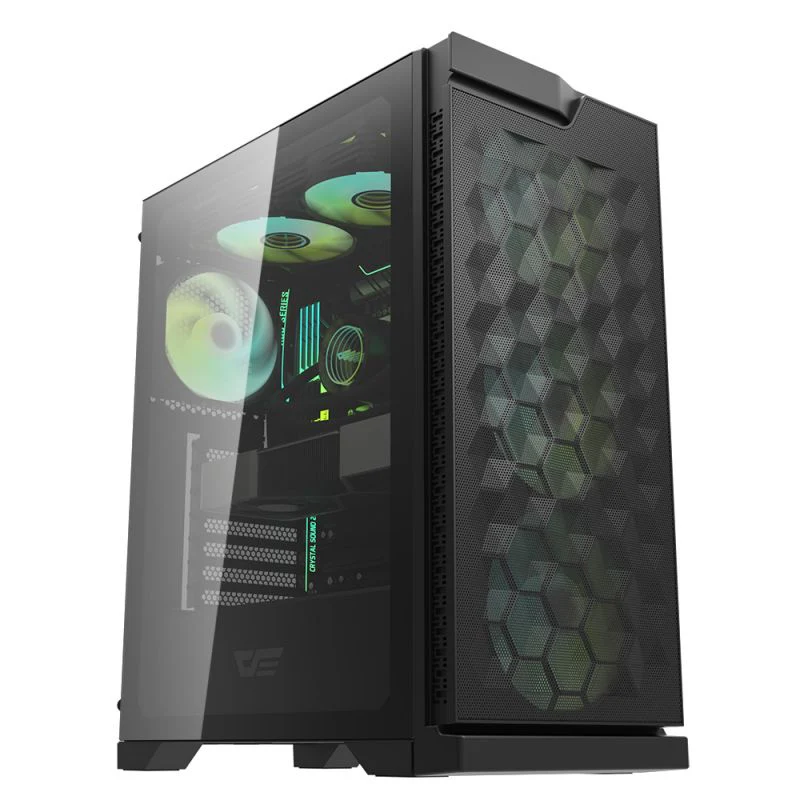Darkflash DK361 Luxury ATX PC Case (Black) - Image 2