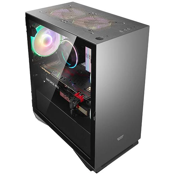 Darkflash DLM 22 Luxury M-ATX PC Case (Black) - Image 4