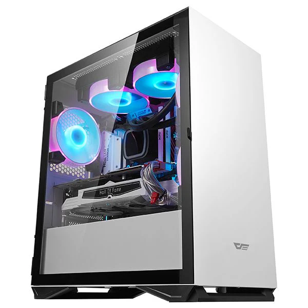 Darkflash DLM 22 Luxury M-ATX PC Case (White) - Image 2