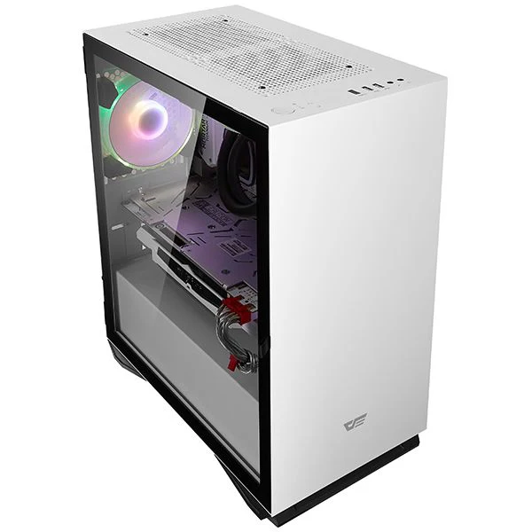 Darkflash DLM 22 Luxury M-ATX PC Case (White) - Image 4